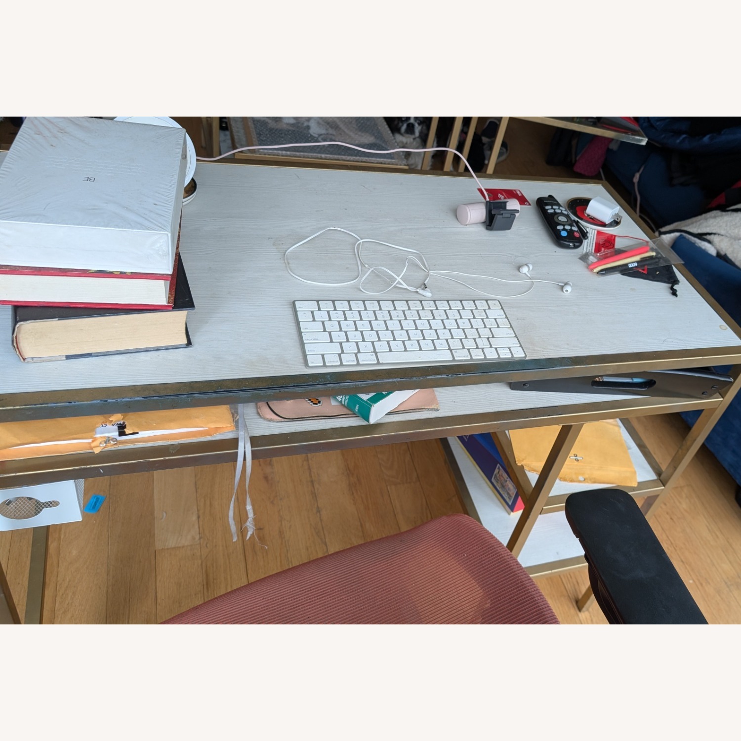 Wayfair Gold Metal Desk - image-2