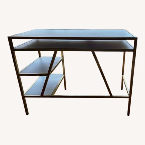 Used Wayfair Gold Metal Desk for sale on AptDeco