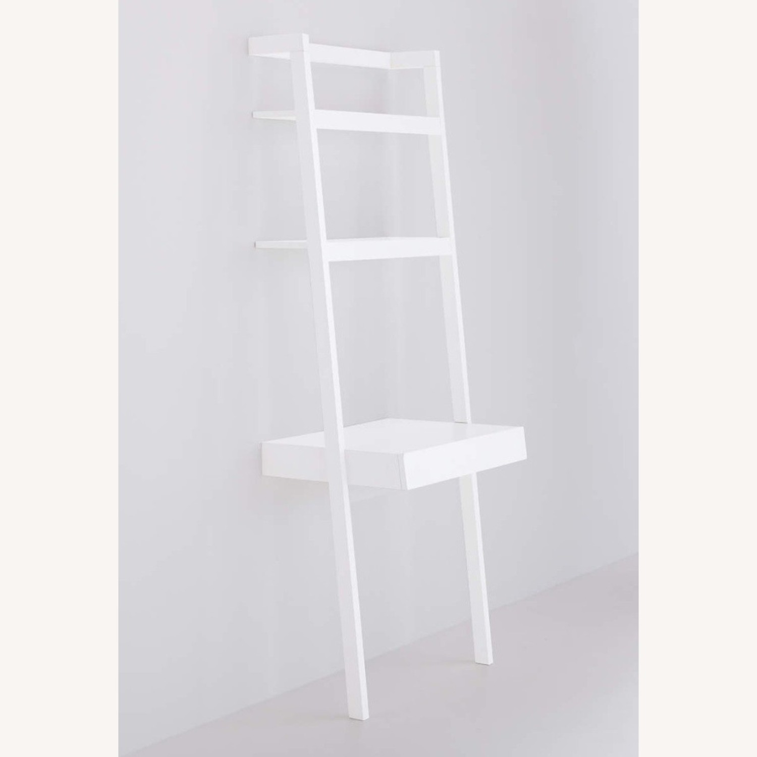 Crate & Barrel Sawyer White Desk + Bookcase - image-3