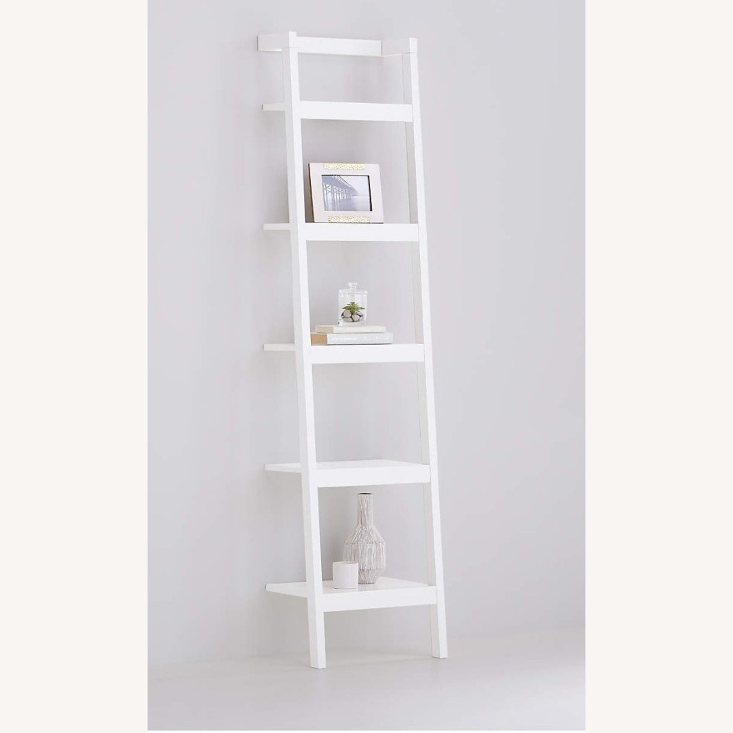 Crate & Barrel Sawyer White Desk + Bookcase - image-4