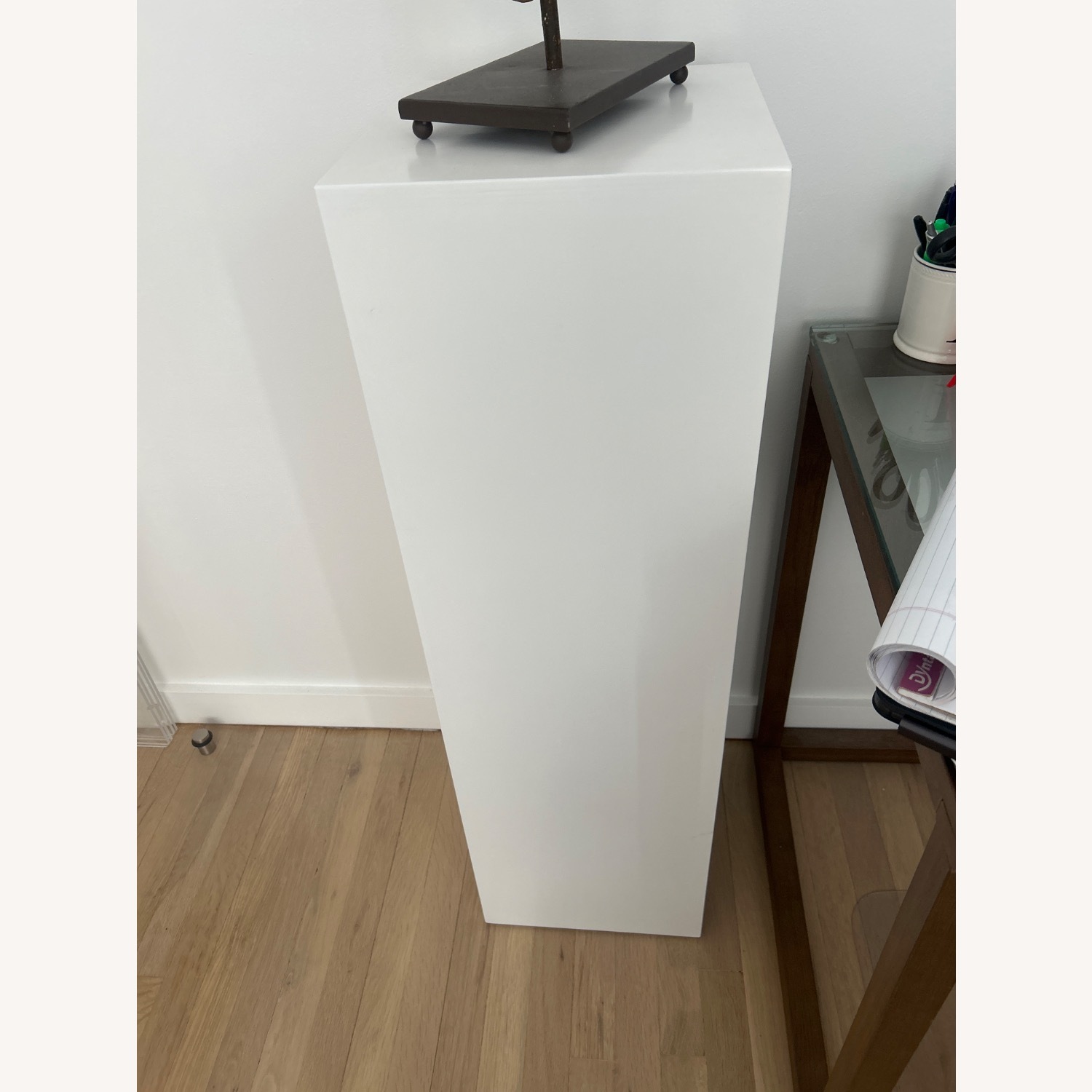 White Pedestal for Sculpture - image-2