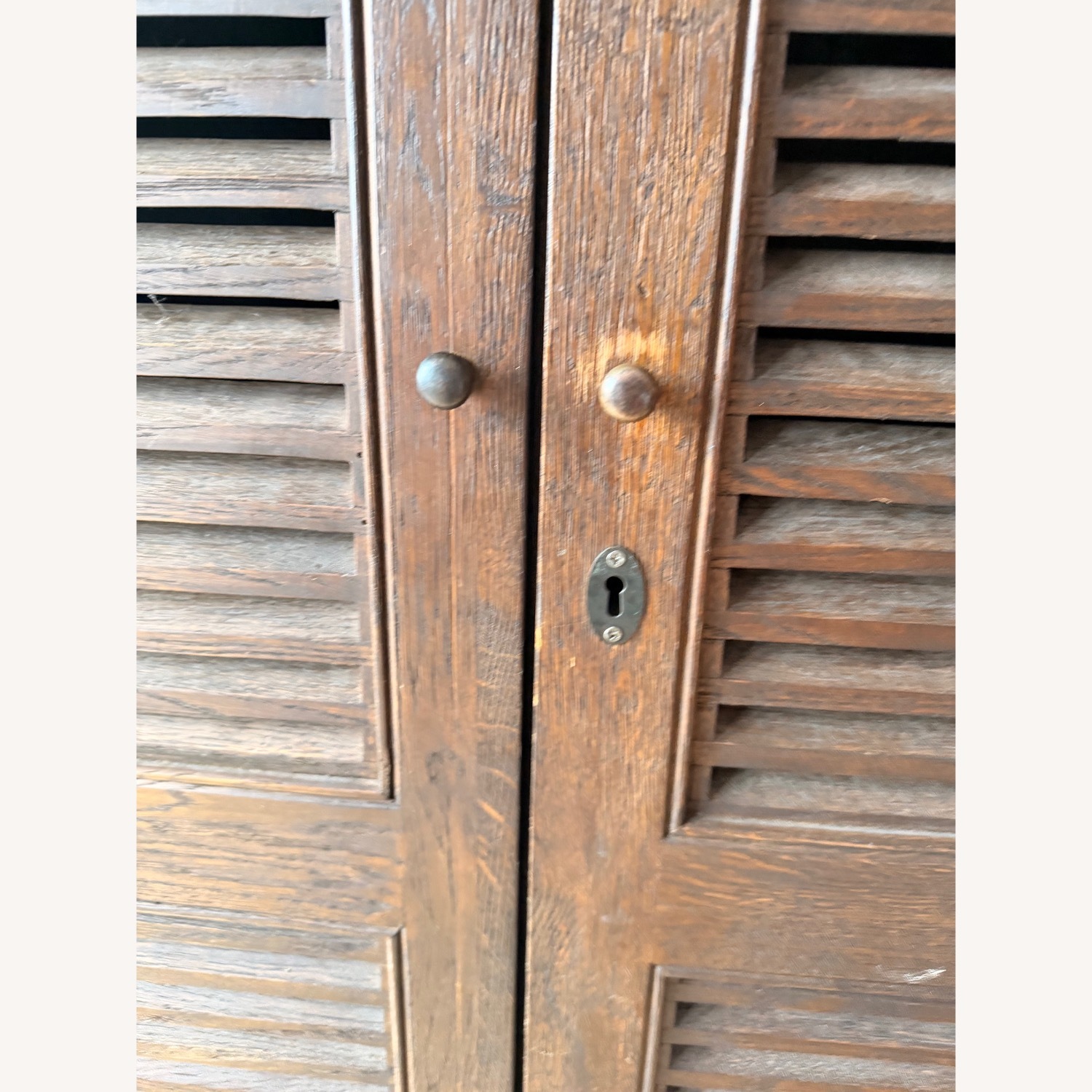 Restoration Hardware Shutter Double Door Armoire - image-5