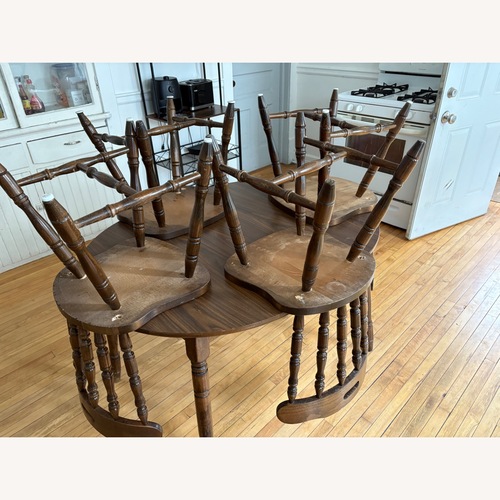 Used A&E Wood Designs Dark Brown Dining Sets for sale on AptDeco