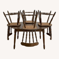 A&E Wood Designs Dark Brown Dining Sets
