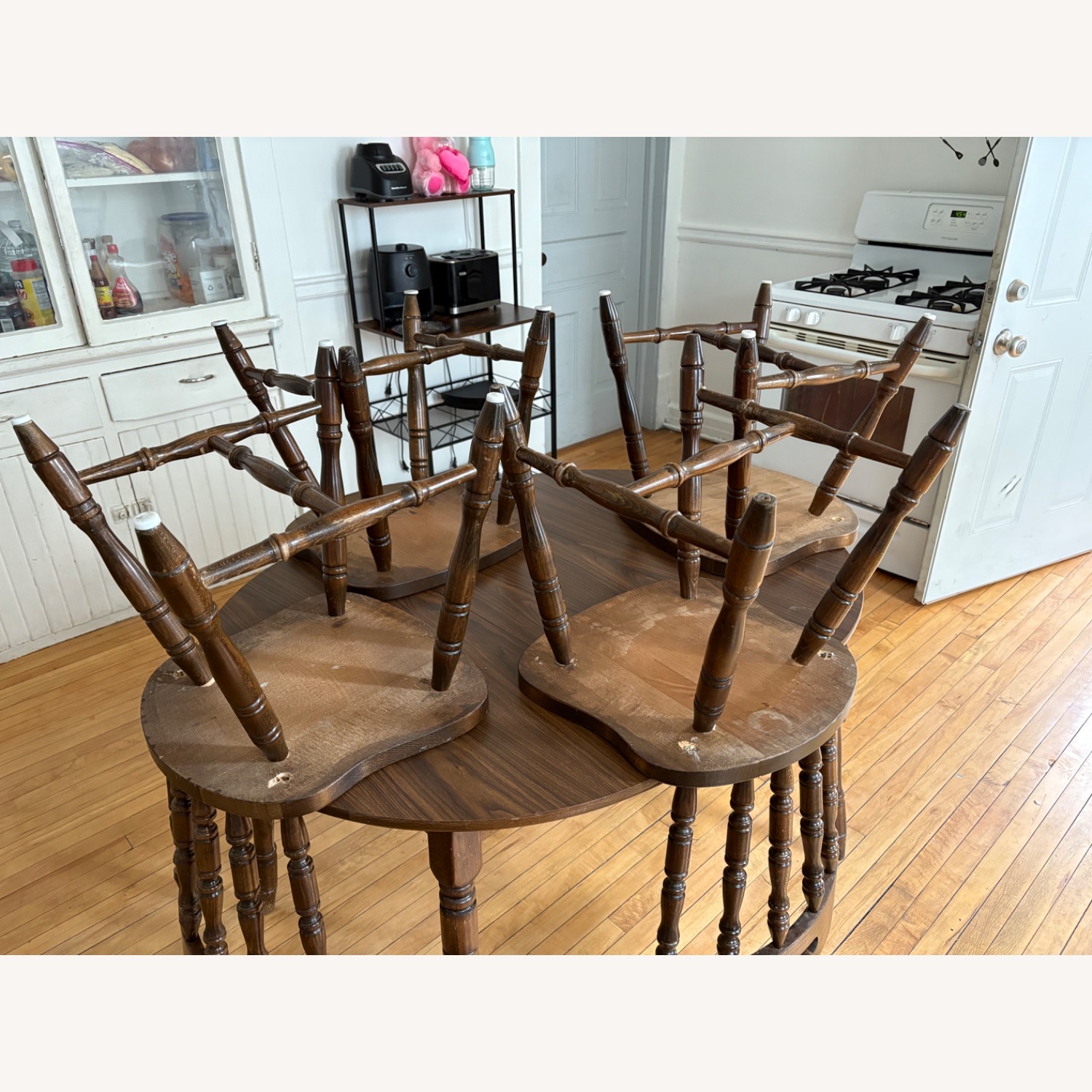 A&E Wood Designs Dark Brown Dining Sets - image-2