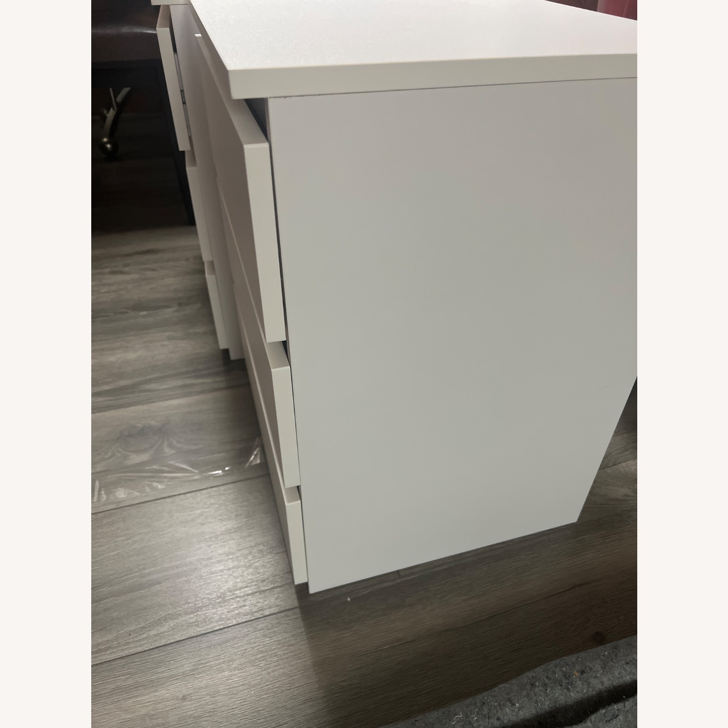 Walmart White Wood Nightstands - image-2