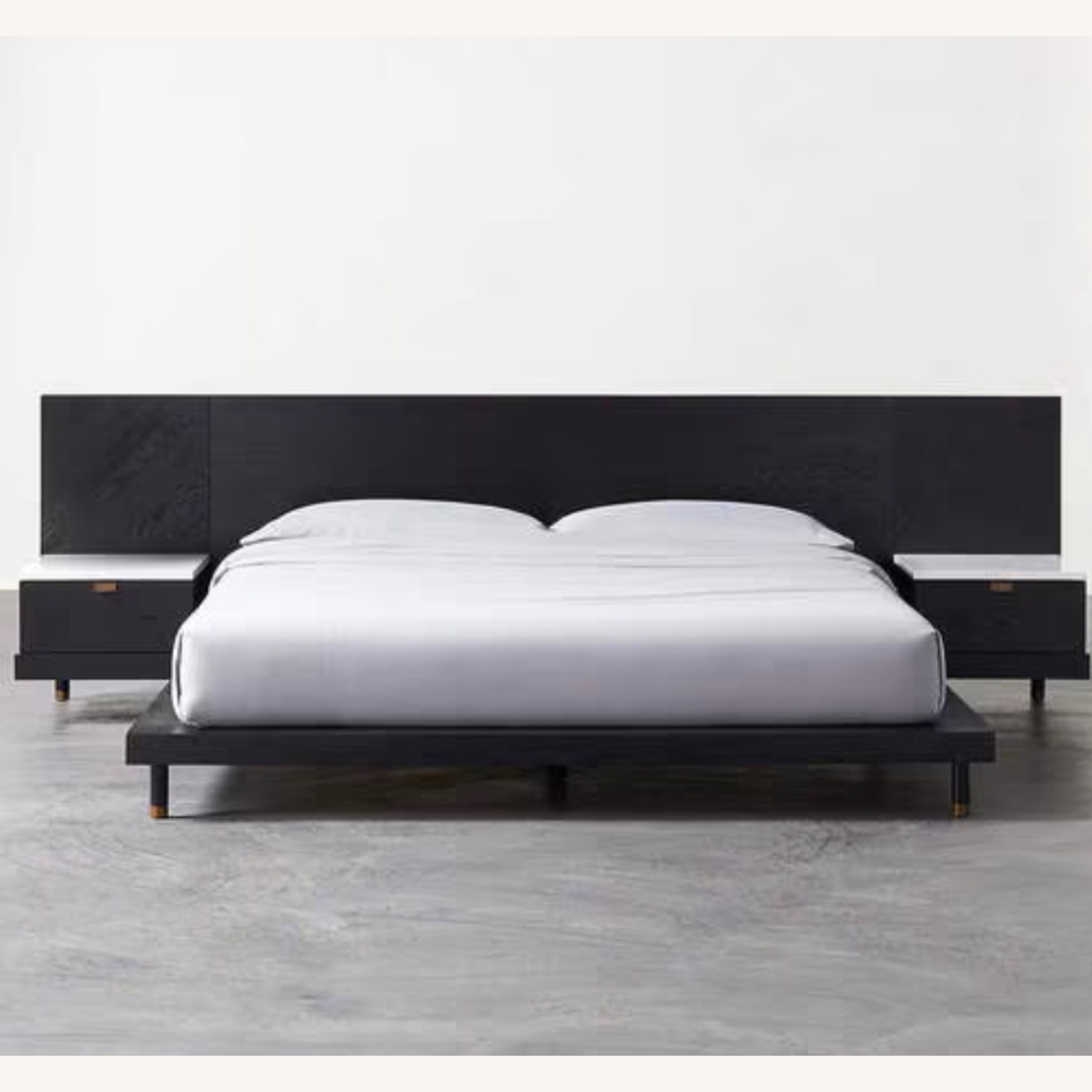 CB2 Black Wood King Bed - image-2