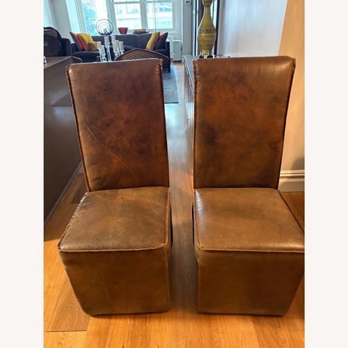 Used ABC Carpet and Home Dark Brown Dining Chair for sale on AptDeco