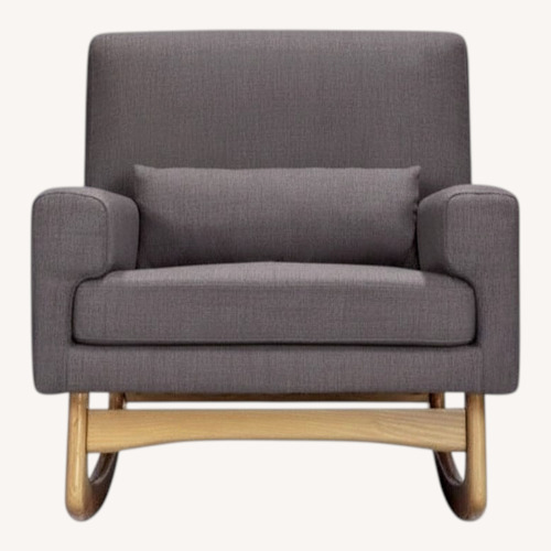 Used Babyletto Dark Gray Fabric Nursing Chair for sale on AptDeco