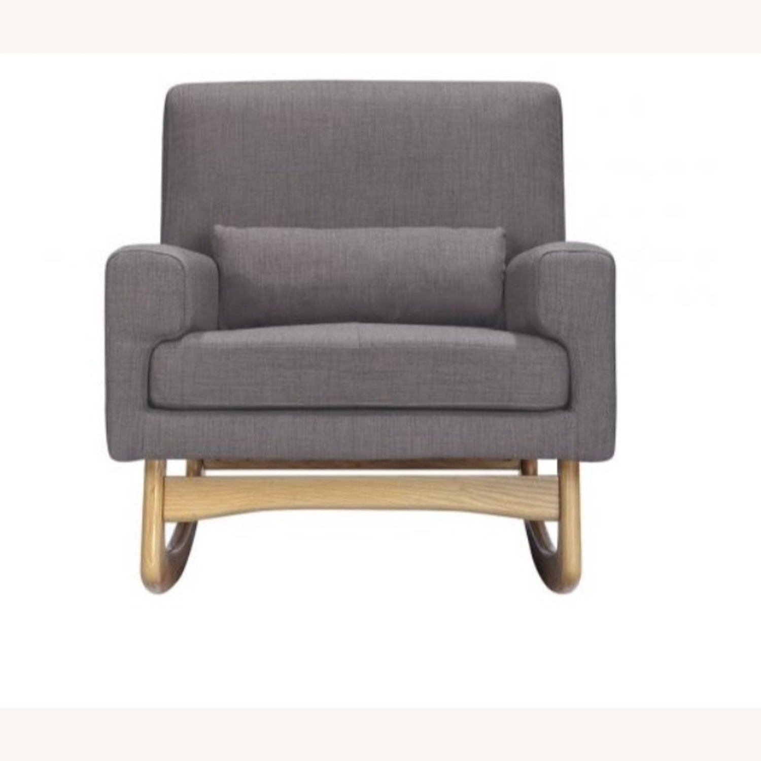 Babyletto Dark Gray Fabric Nursing Chair - image-1