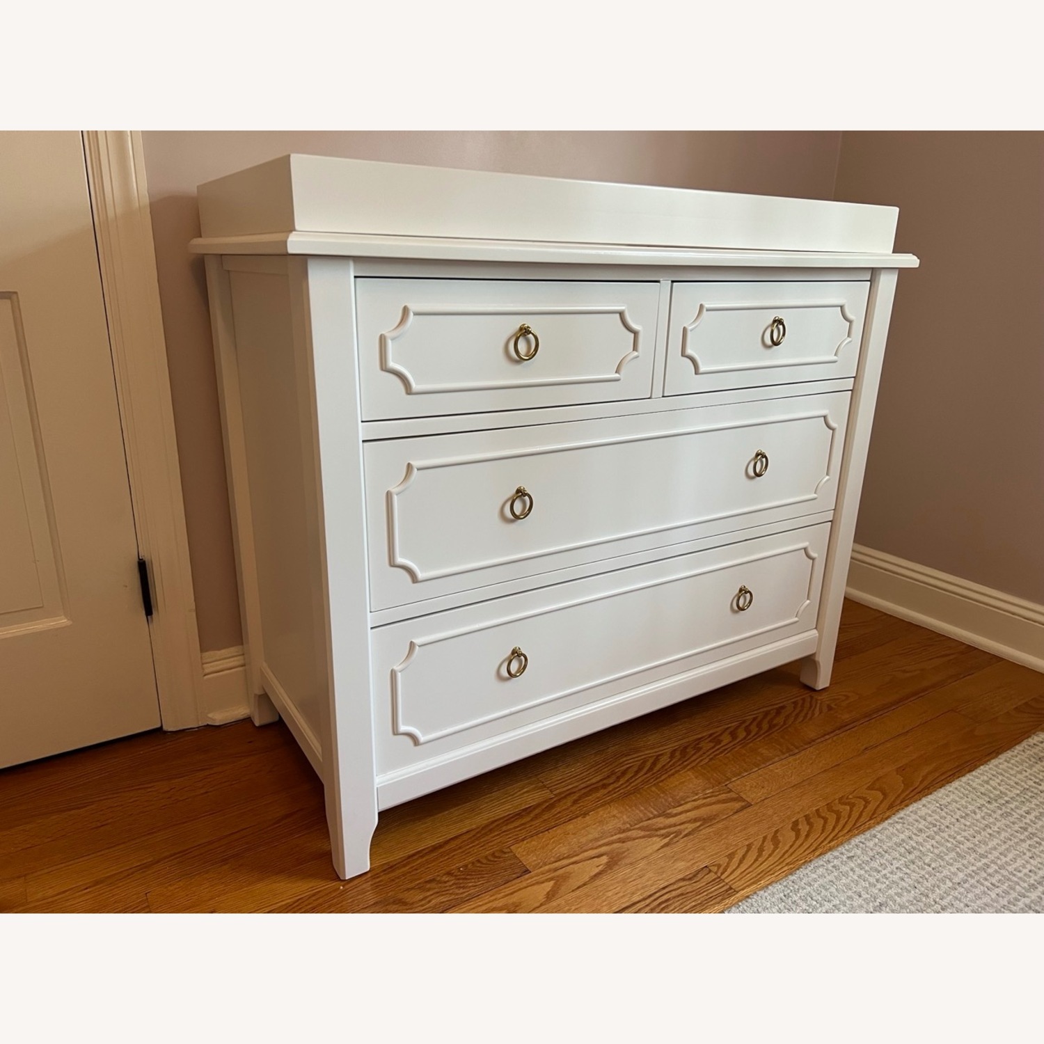 Ava Regency 4-Drawer Dresser (With Topper) - image-2