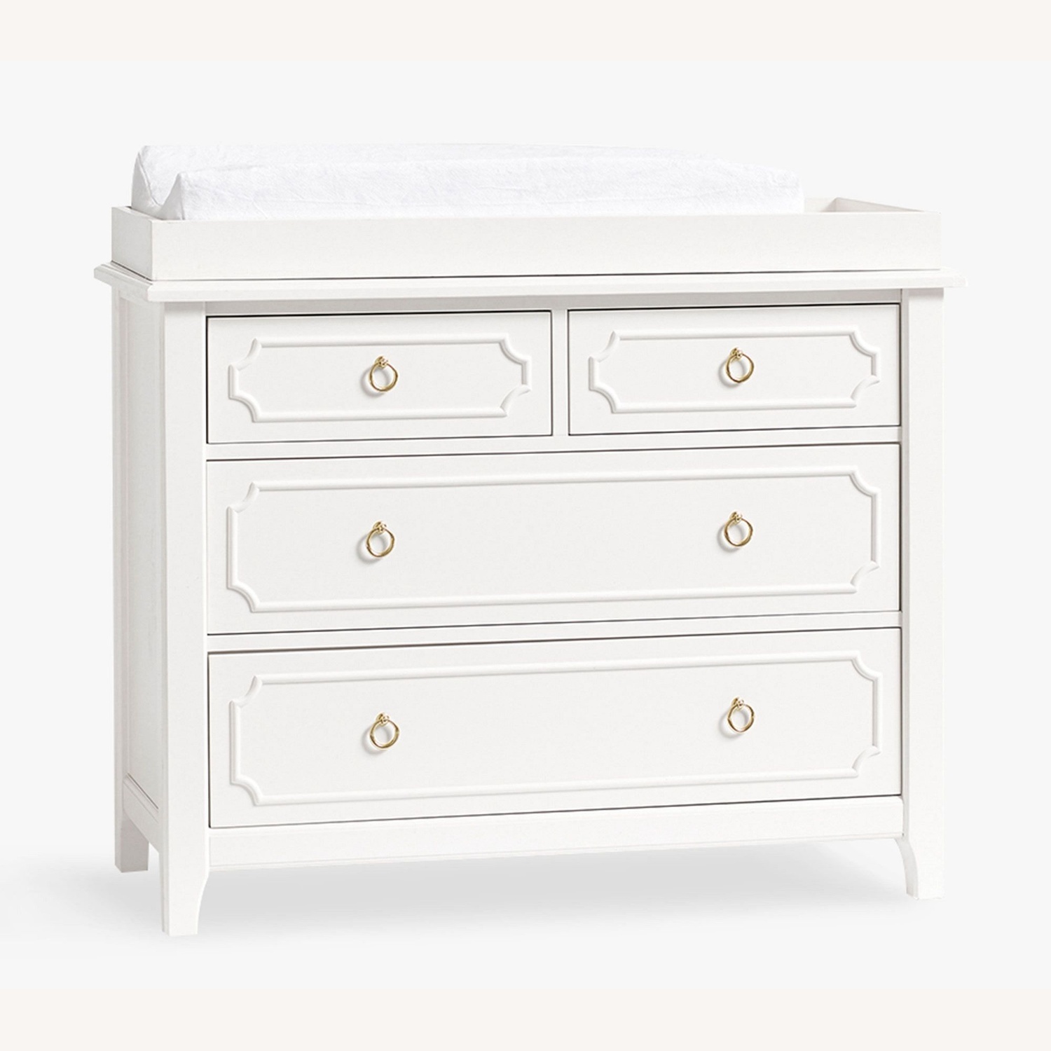 Ava Regency 4-Drawer Dresser (With Topper) - image-8