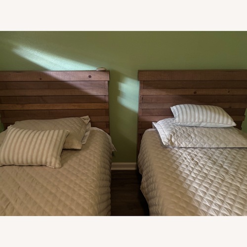 Used Two twins converted to queen for sale on AptDeco