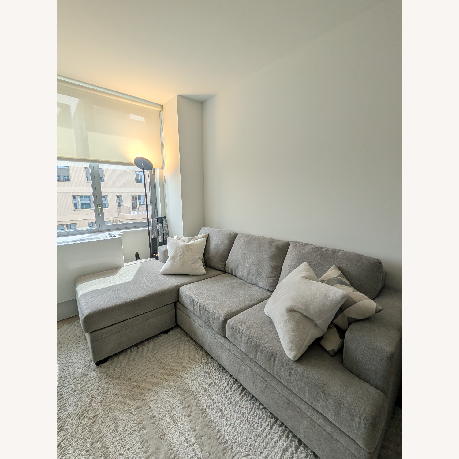 Bonaterra Light Gray Chaise Lounge - image-1