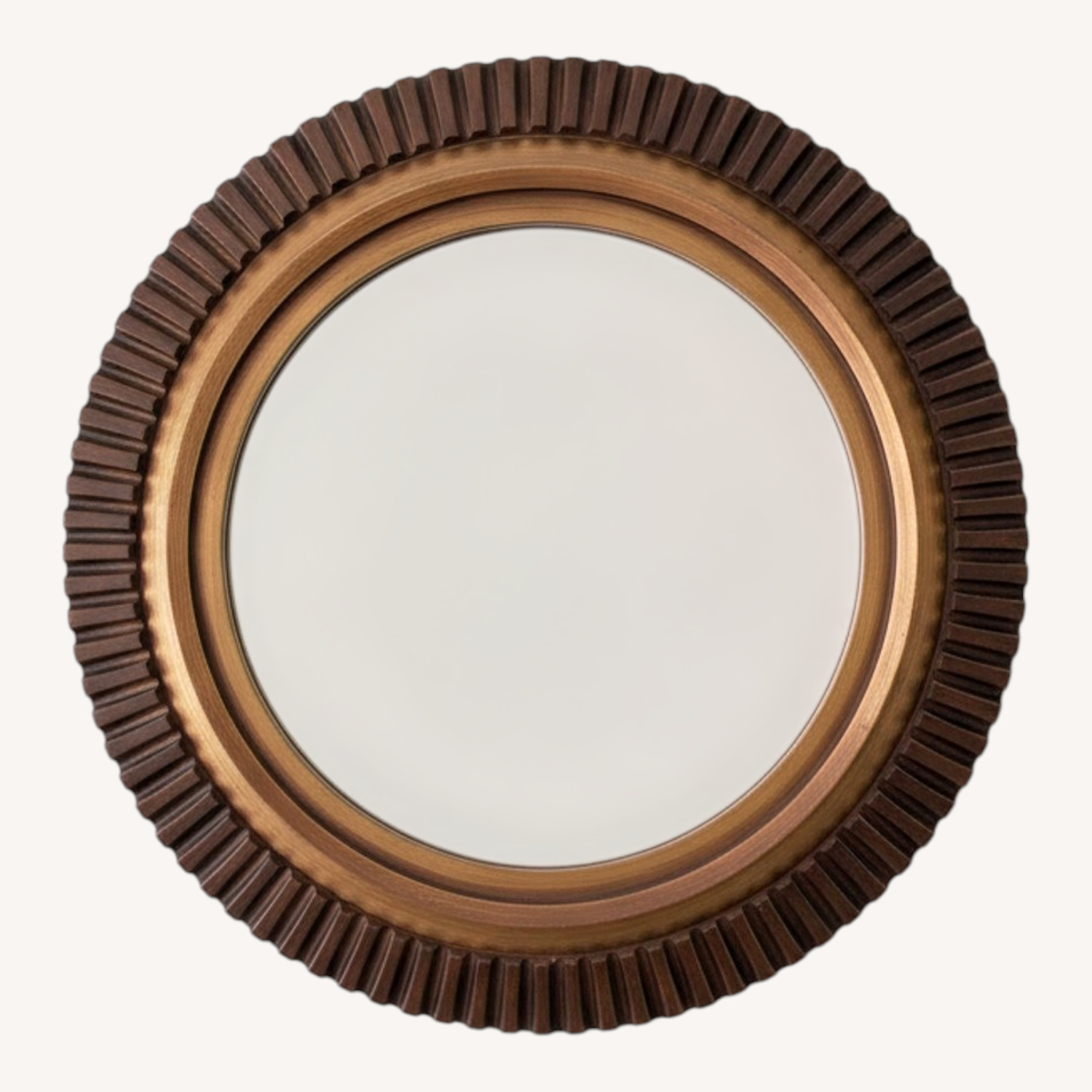 Tommy Bahama Dark Brown Wood Wall Mirror - image-3