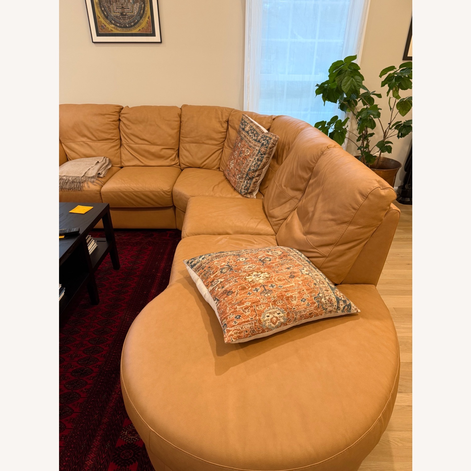 Bloomingdale's Leather 3+ Piece Sectional - image-3