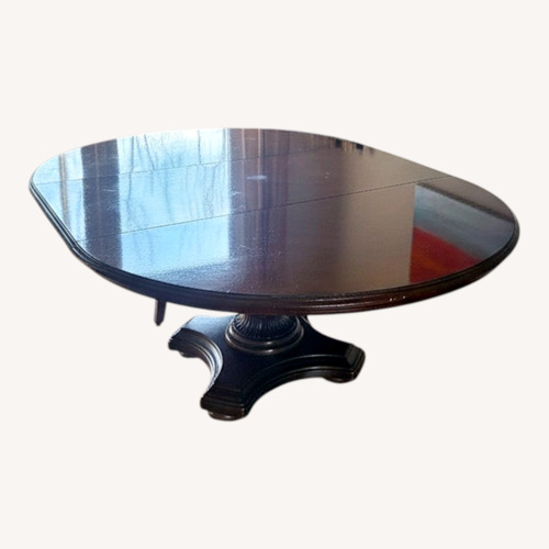 Used Bernhardt Dark Brown Wood Dining Table for sale on AptDeco