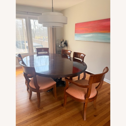 Used Bernhardt Dark Brown Wood Dining Table for sale on AptDeco