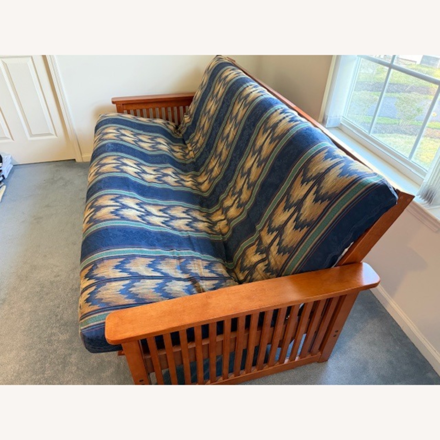Sleepy's Solid Wood Futon Sofa Bed - image-4