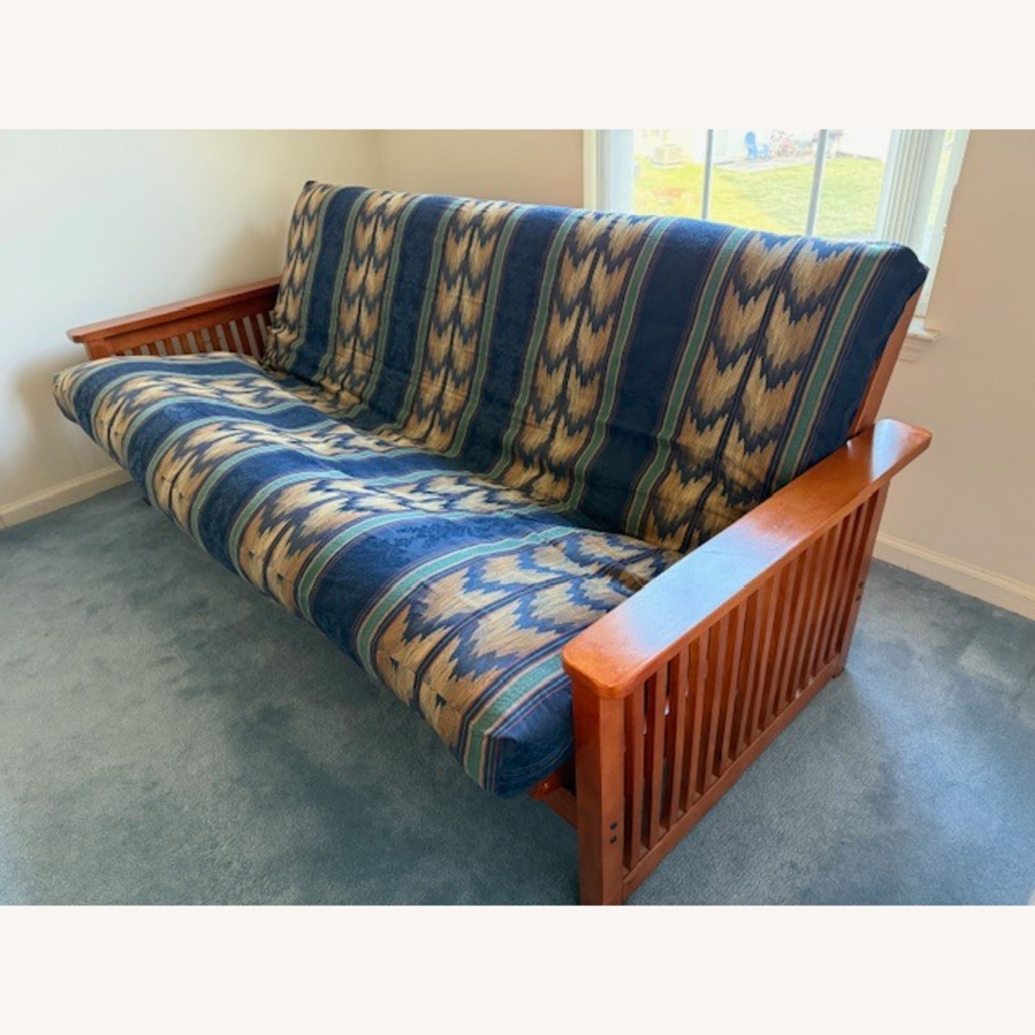Sleepy's Solid Wood Futon Sofa Bed - image-2
