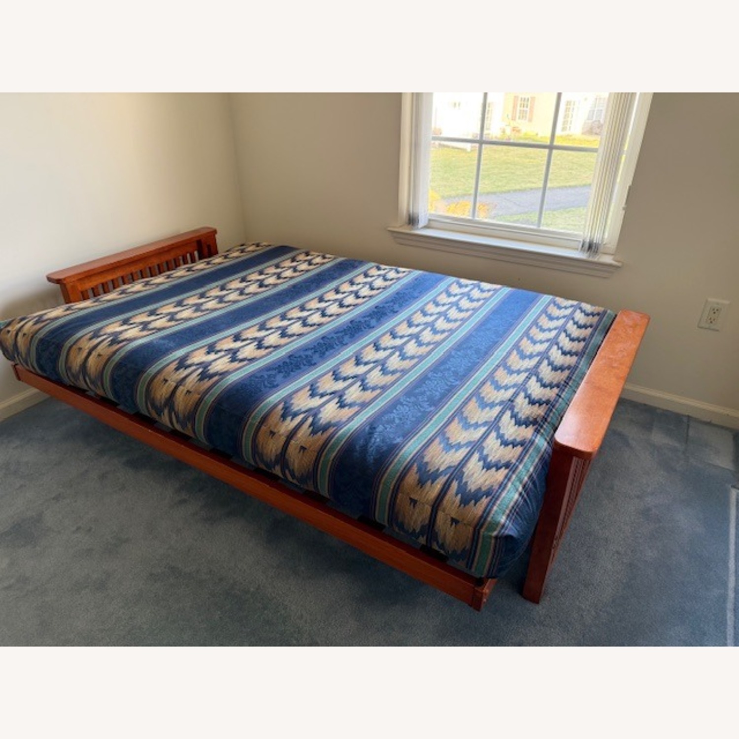 Sleepy's Solid Wood Futon Sofa Bed - image-8