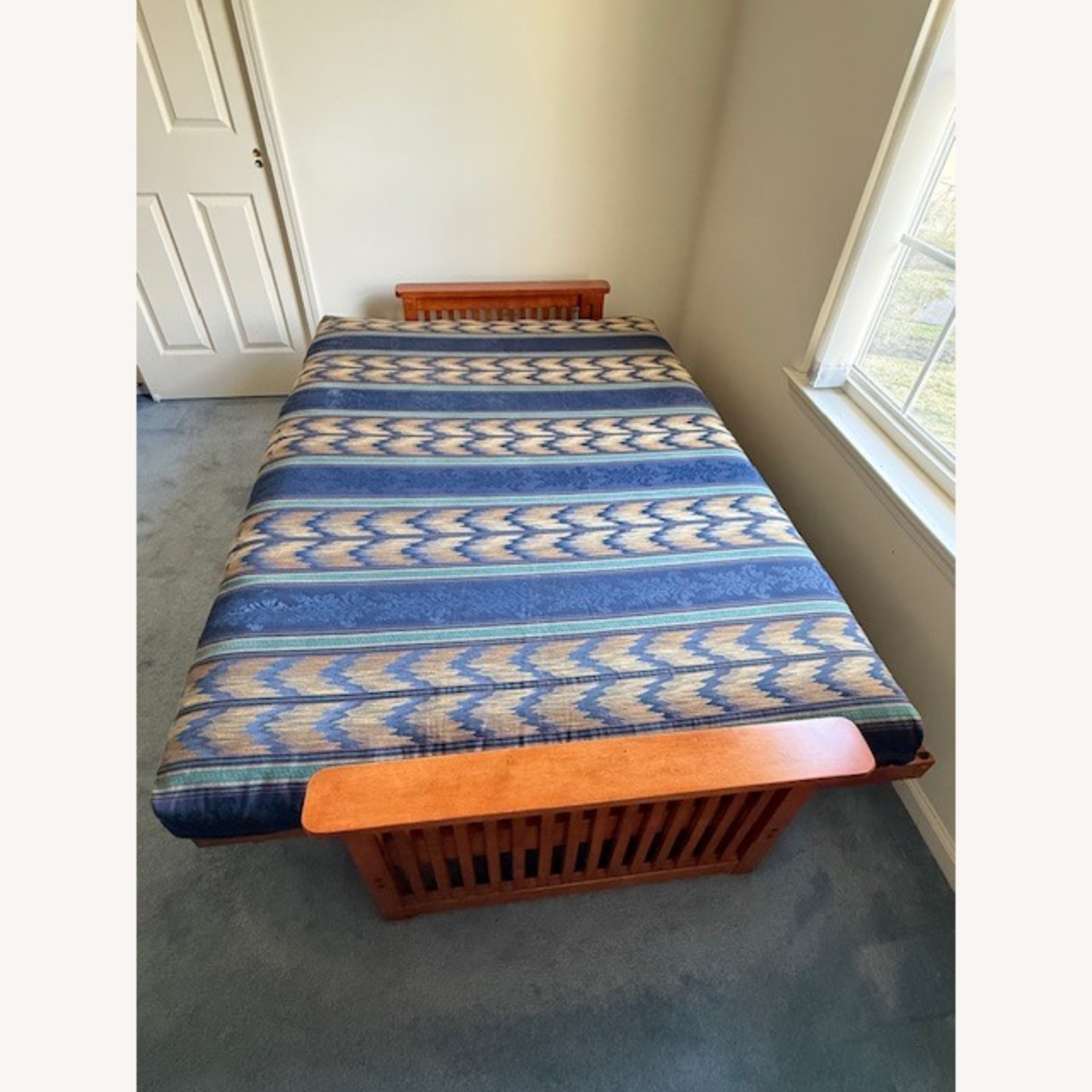 Sleepy's Solid Wood Futon Sofa Bed - image-10