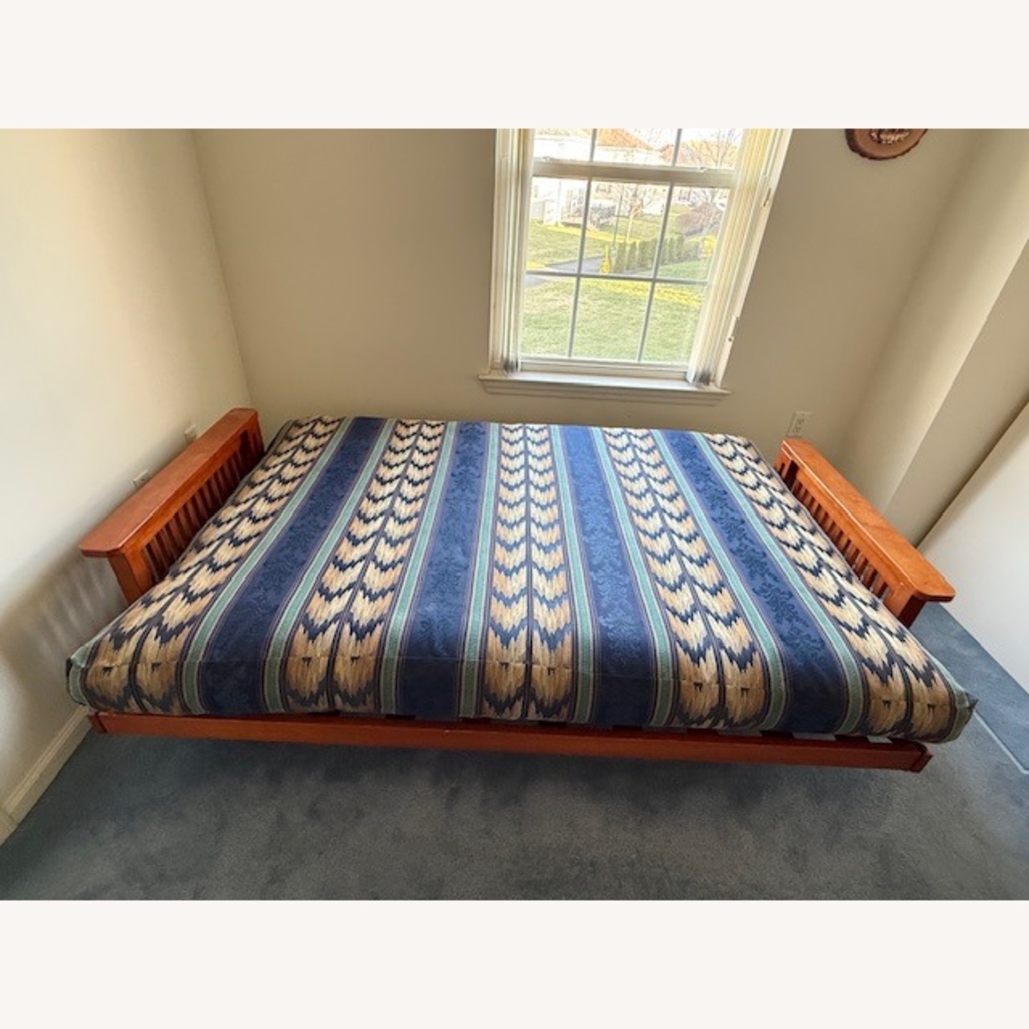 Sleepy's Solid Wood Futon Sofa Bed - image-9