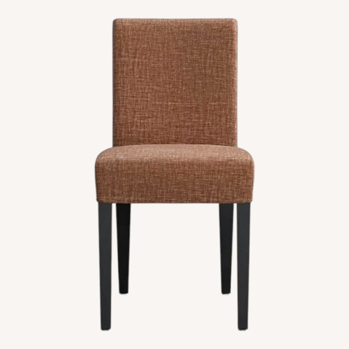 Used Lowe Truffle Upholstered Dining Chair with Ebony Wood Legs for sale on AptDeco