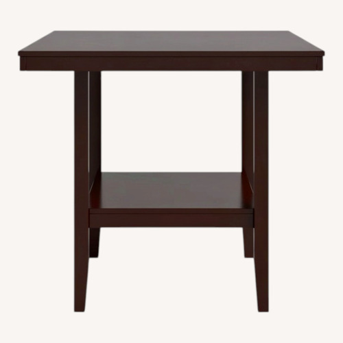 Used Wayfair Dark Brown Wood Dining Table for sale on AptDeco