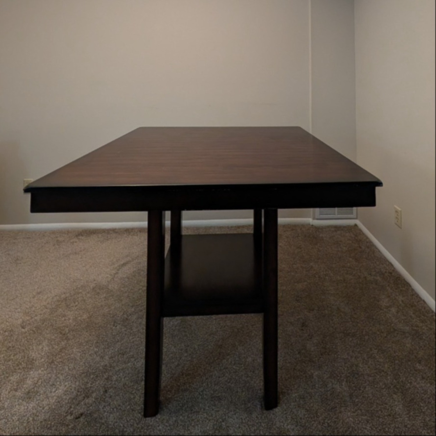 Wayfair Dark Brown Wood Dining Table - image-3