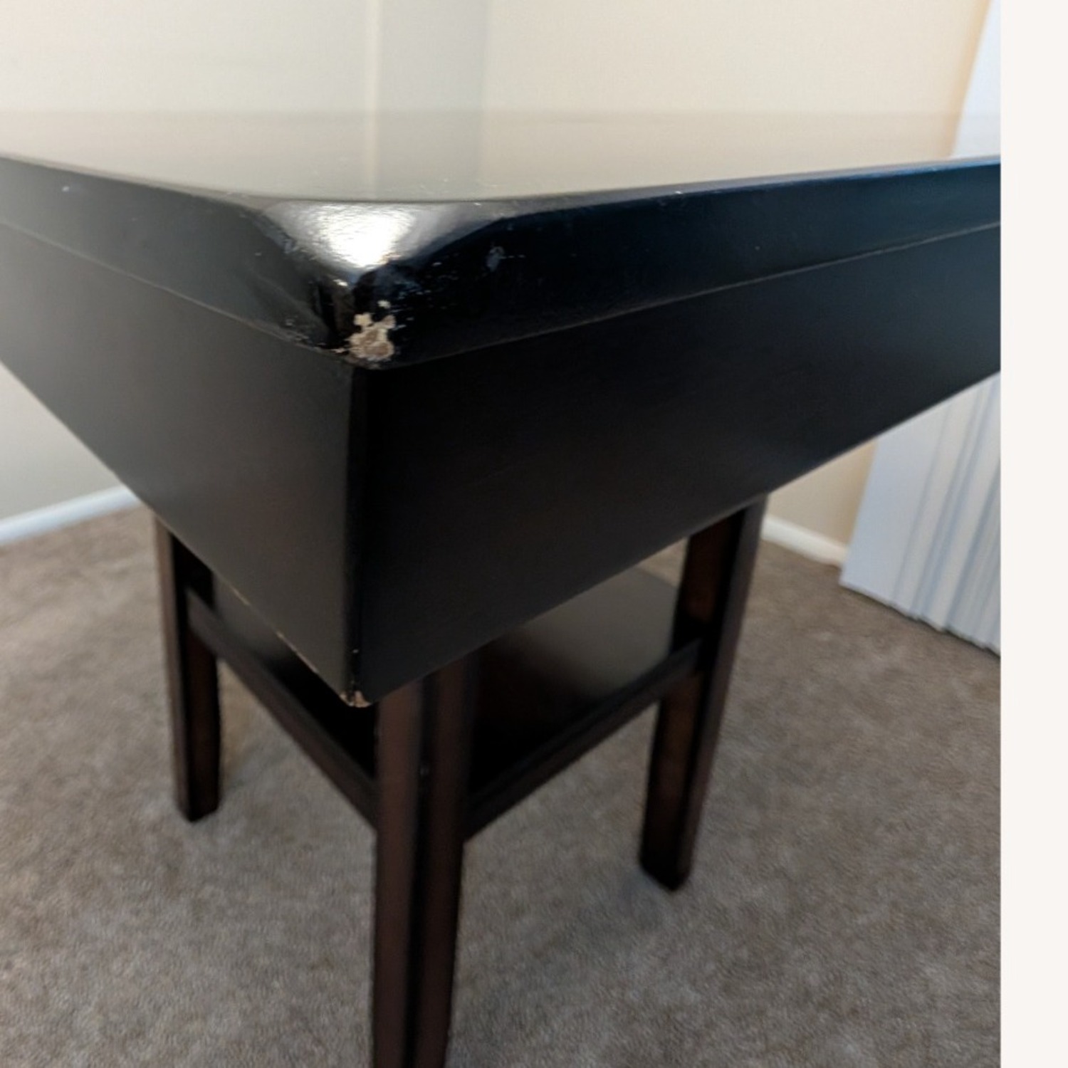 Wayfair Dark Brown Wood Dining Table - image-6