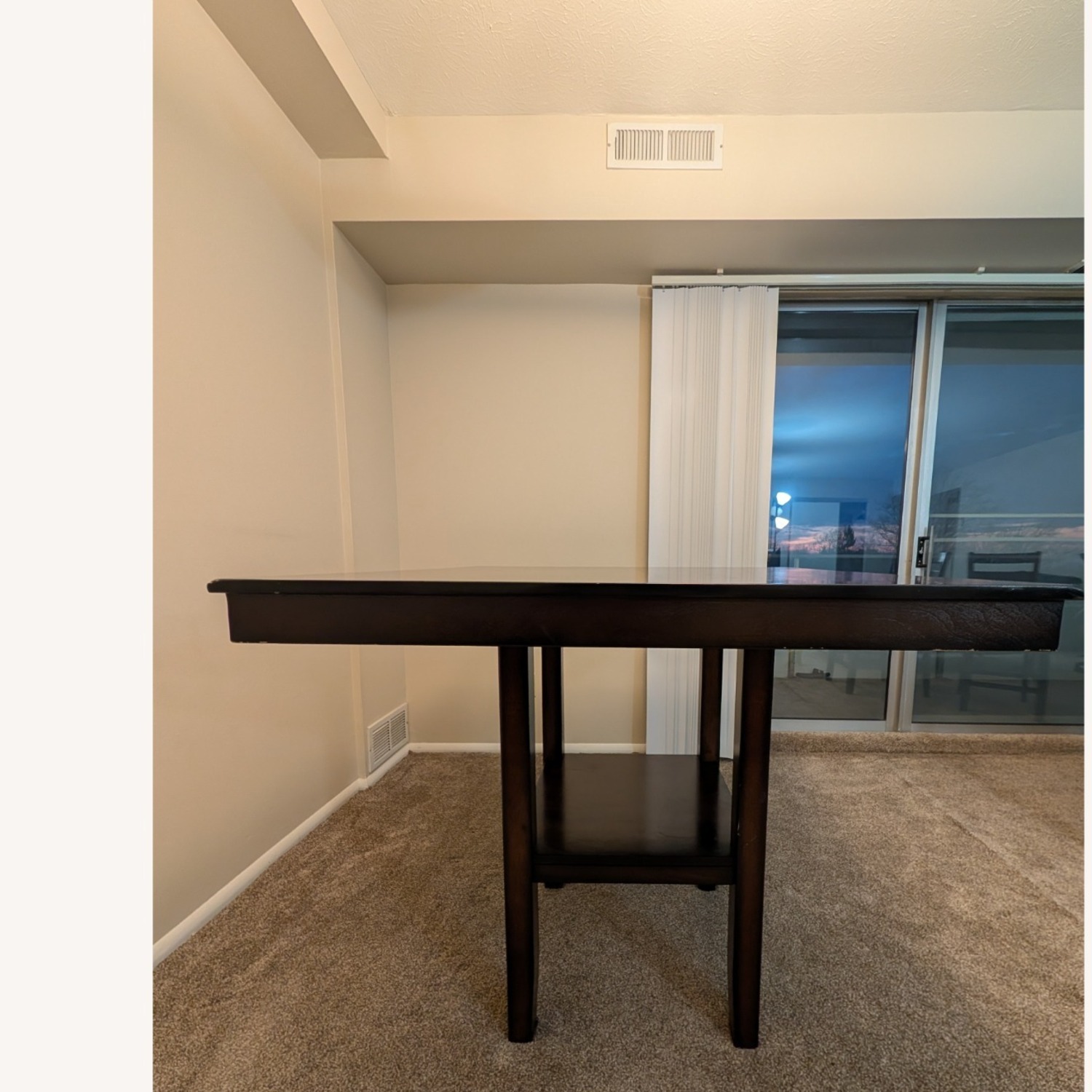 Wayfair Dark Brown Wood Dining Table - image-2