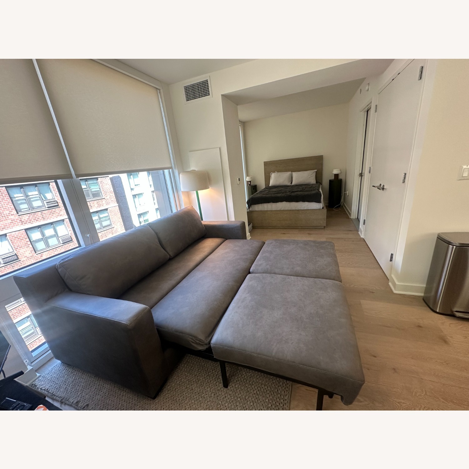 Living Spaces Sleeper Sofa Queen  - image-9