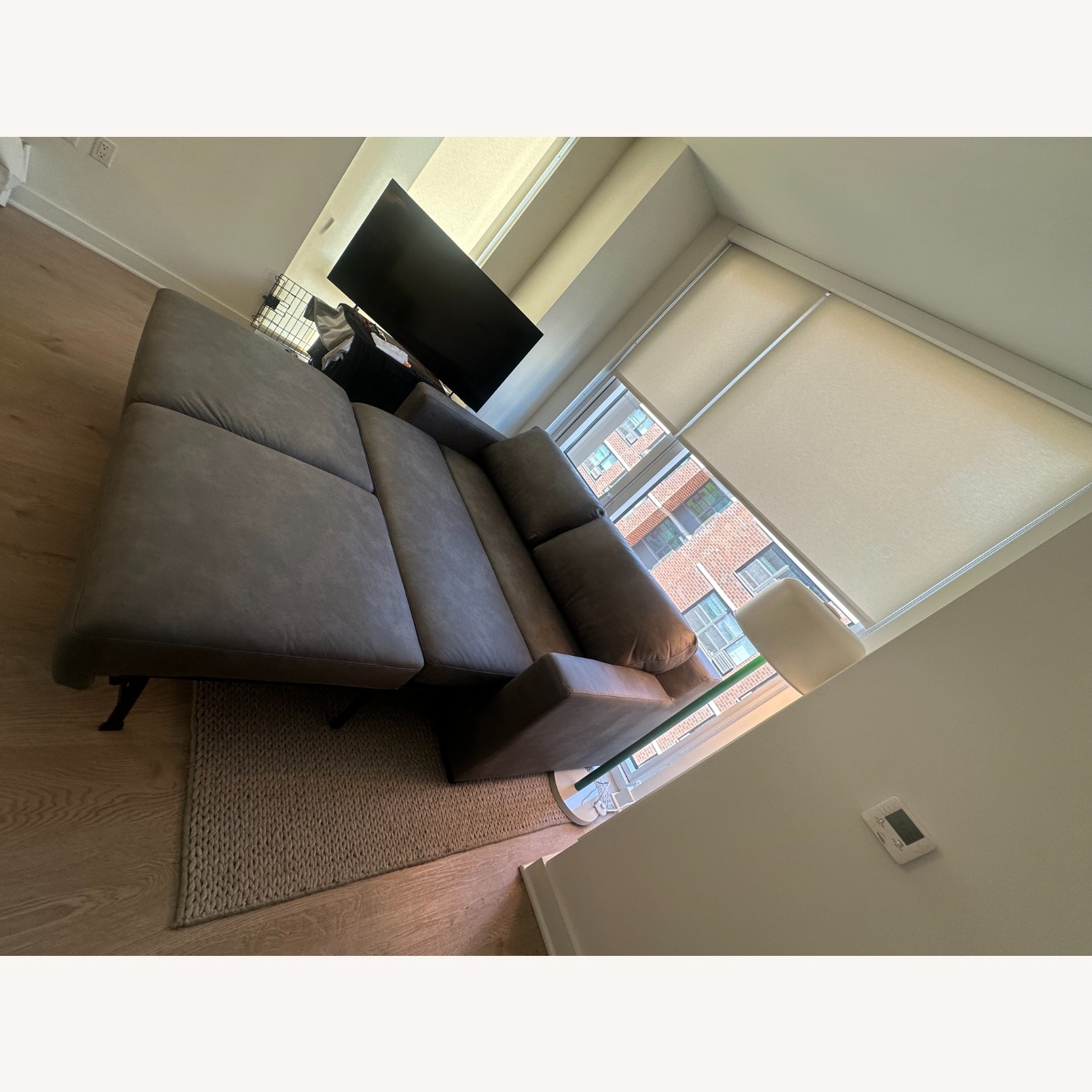 Living Spaces Sleeper Sofa Queen  - image-7