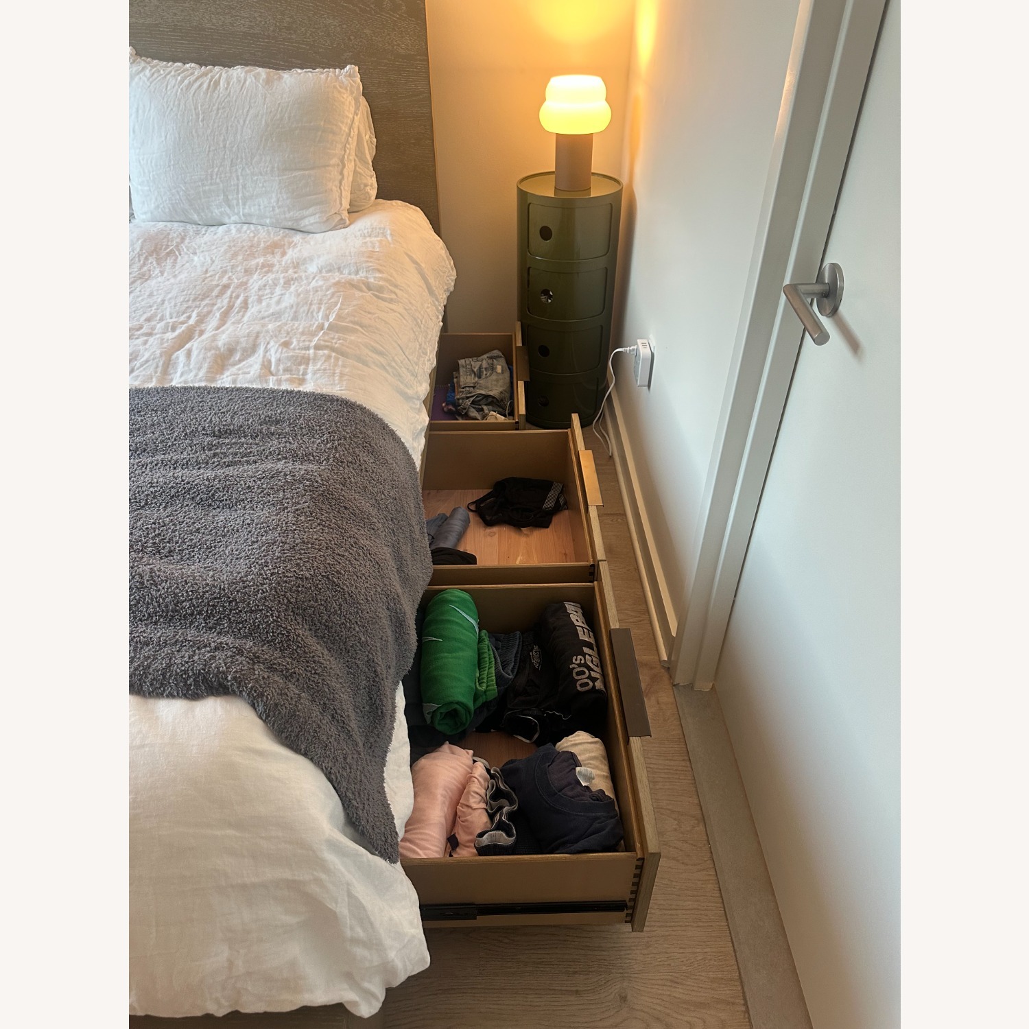  Living Spaces Platform Storage Bed  - image-4