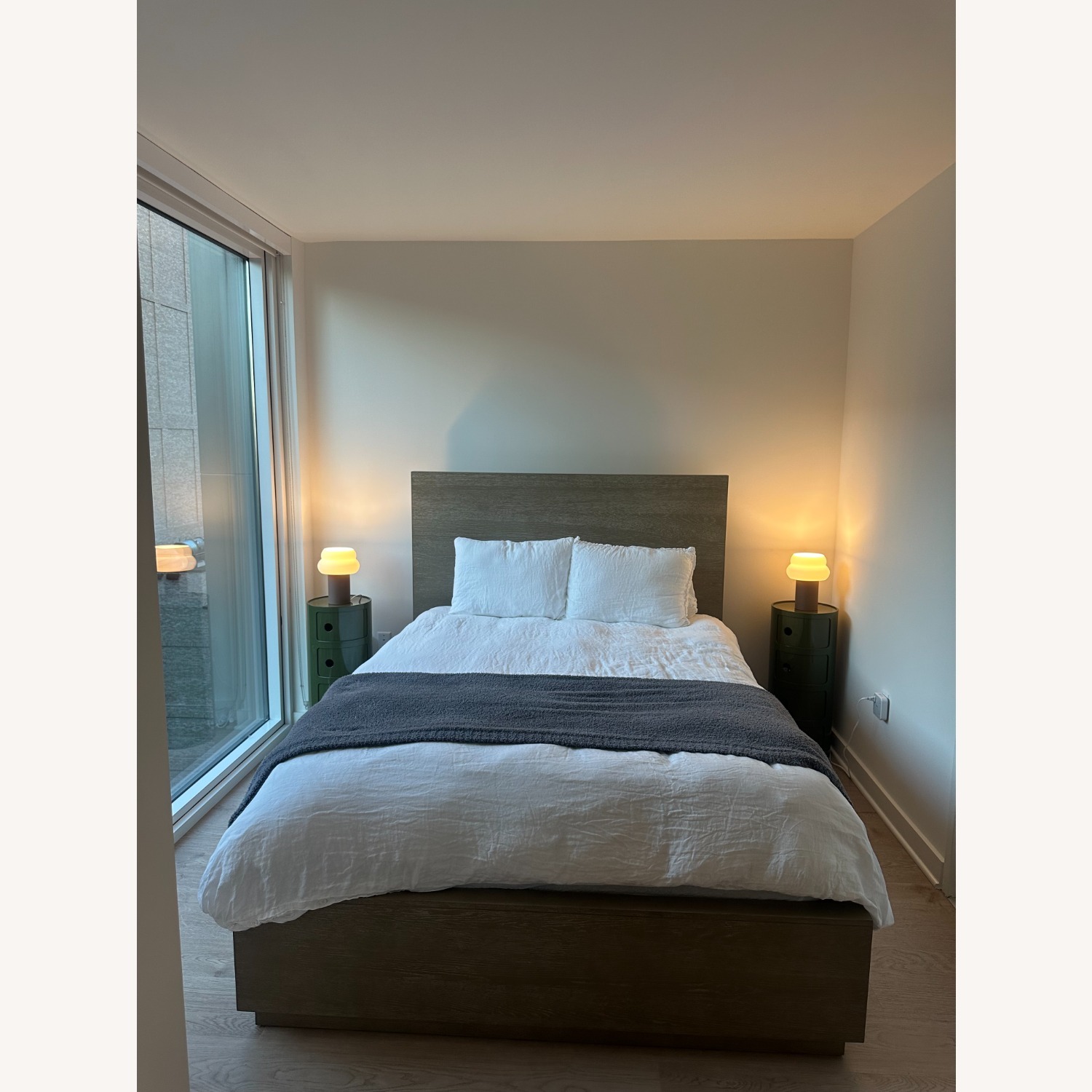  Living Spaces Platform Storage Bed  - image-1