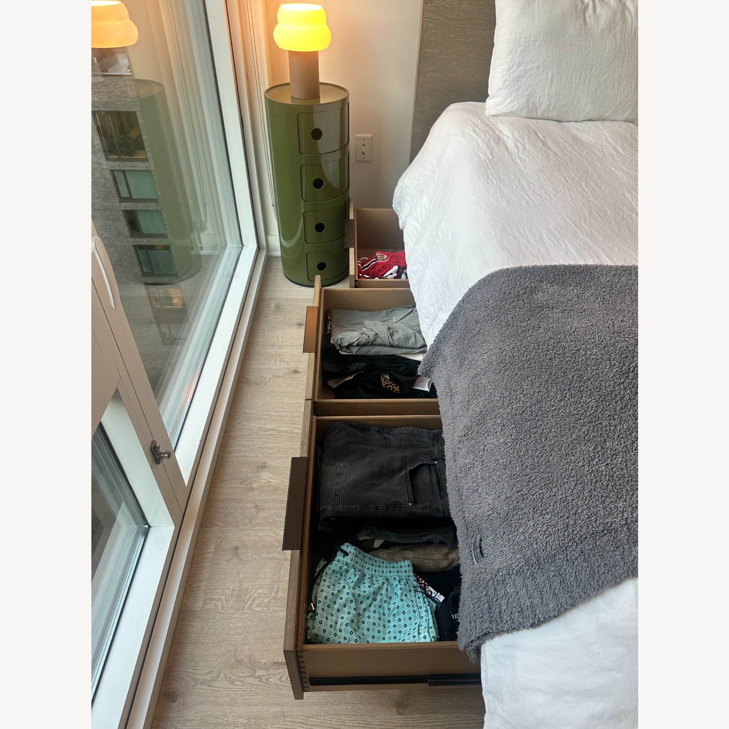  Living Spaces Platform Storage Bed  - image-5