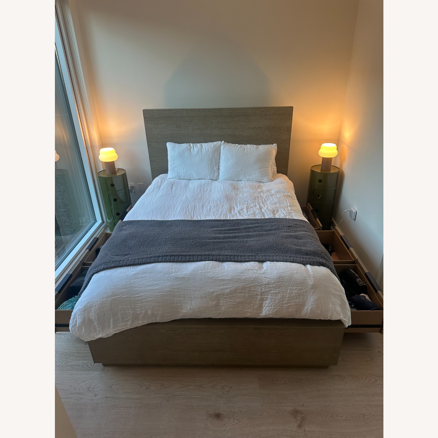  Living Spaces Platform Storage Bed  - image-3