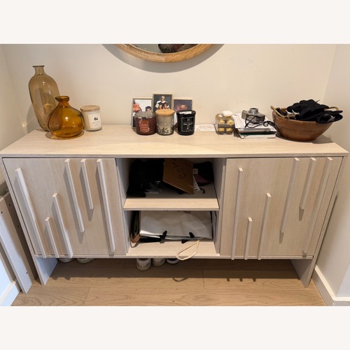 Used Wayfair Natural Wood Sideboard for sale on AptDeco