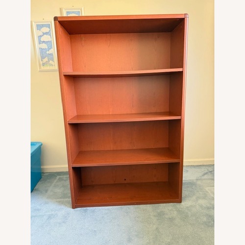 Used HON Office Furniture Natural Wood Bookcase for sale on AptDeco