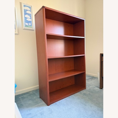 Used HON Office Furniture Natural Wood Bookcase for sale on AptDeco