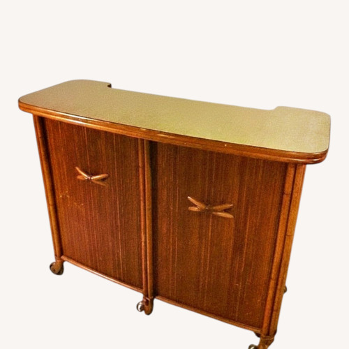 Used Heywood Wakefield MCM Mobile Cocktail Bar for sale on AptDeco