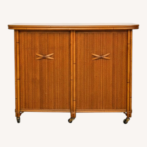 Used Heywood Wakefield MCM Mobile Cocktail Bar for sale on AptDeco