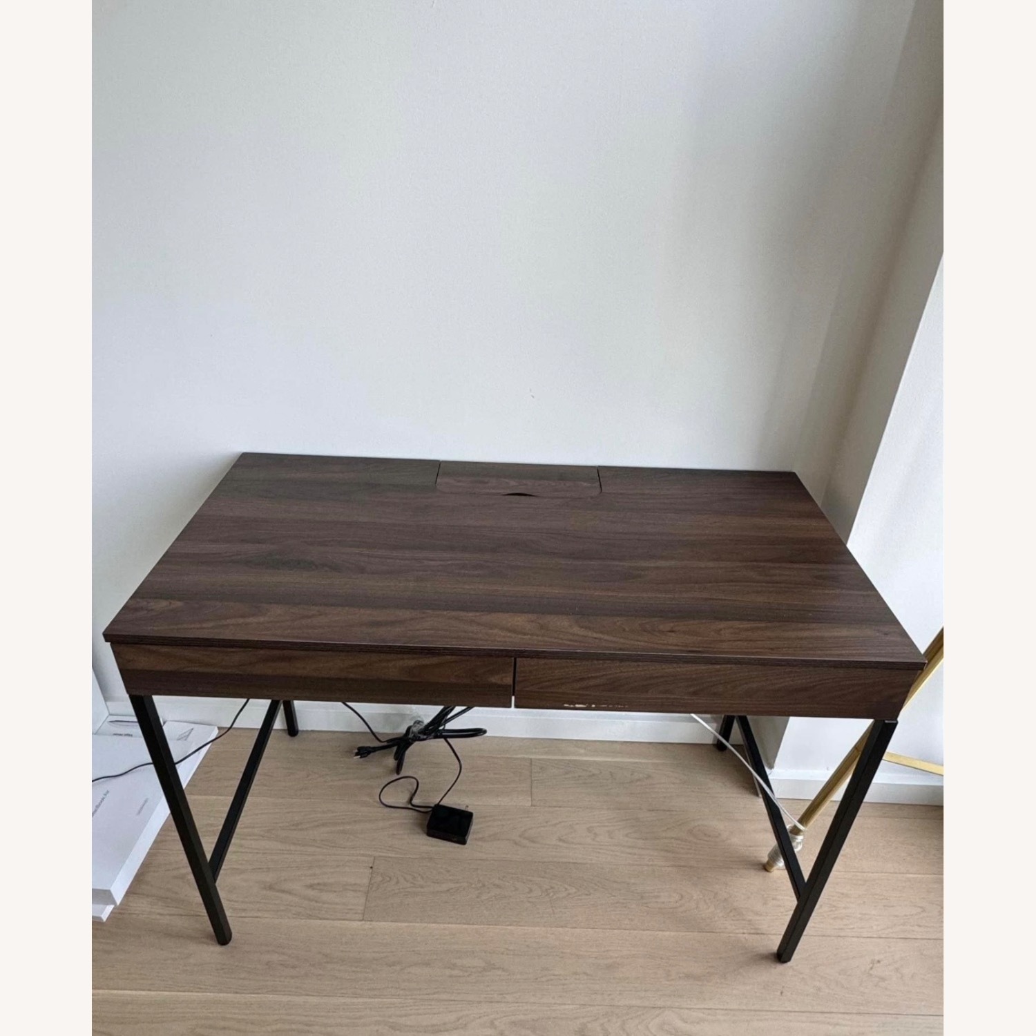 Target Dark Brown Wood Desk - image-3