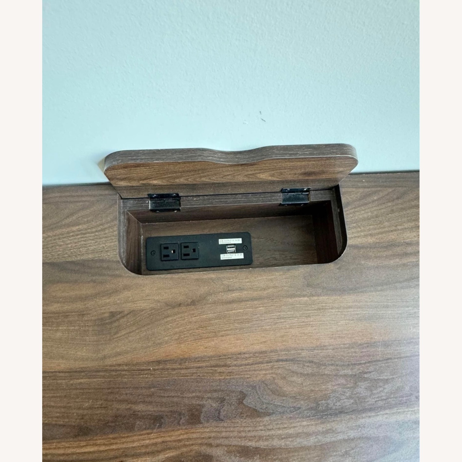 Target Dark Brown Wood Desk - image-4