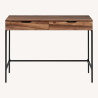Target Dark Brown Wood Desk