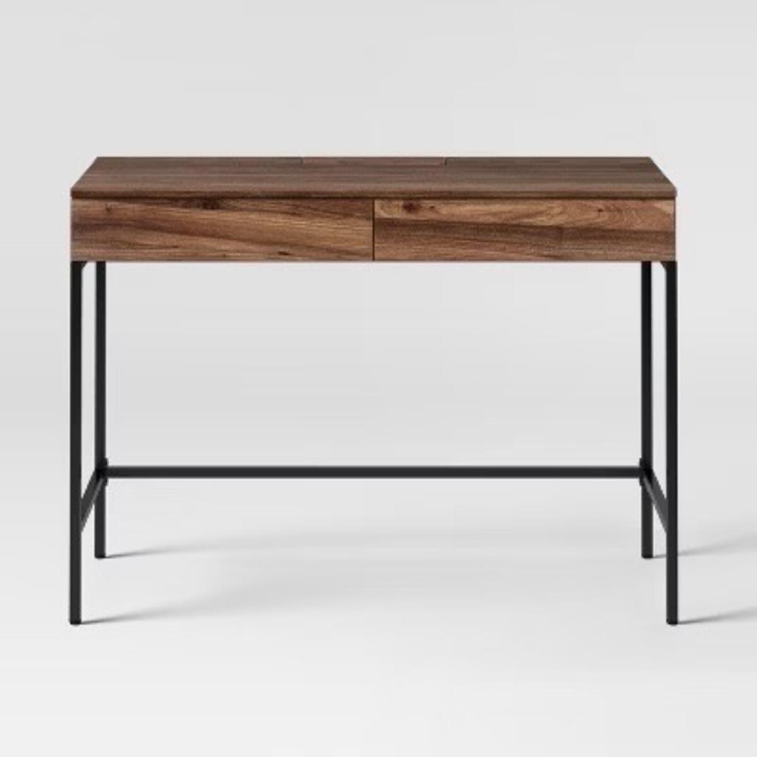 Target Dark Brown Wood Desk - image-1