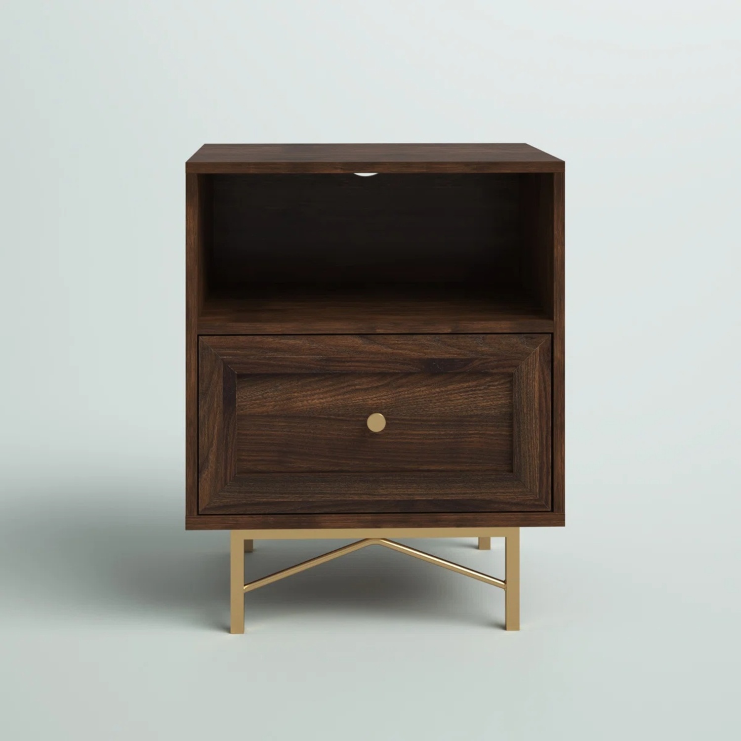 Wayfair Dark Brown Wood Nightstand - image-5