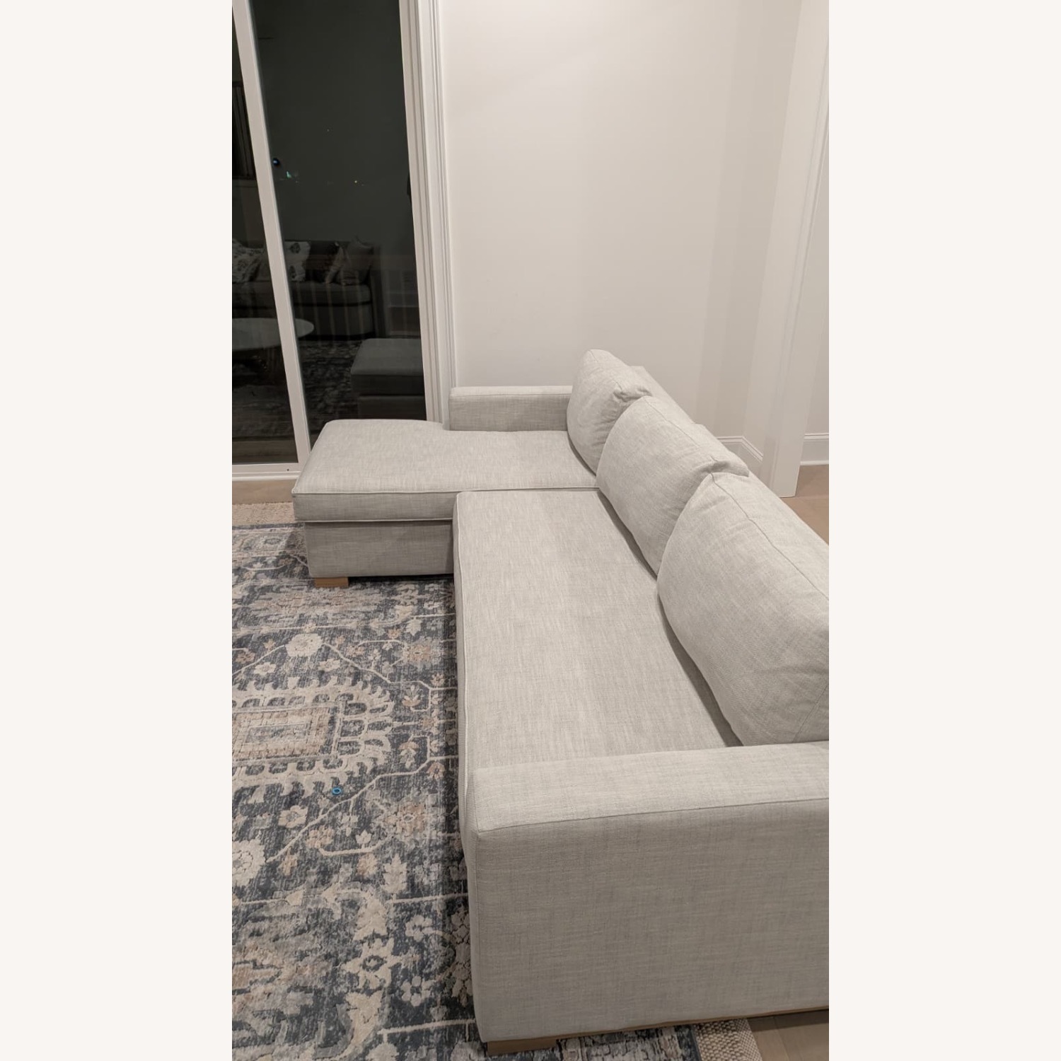 West Elm Regan 2 Piece Left Chaise Sectional - image-1