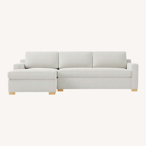 Used West Elm Regan 2 Piece Left Chaise Sectional for sale on AptDeco